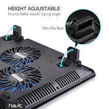 Carica l'immagine nel visualizzatore di Gallery, HAVIT Basi di Raffreddamento per PC Portatili Notebook Cooler 15.6"-17"...