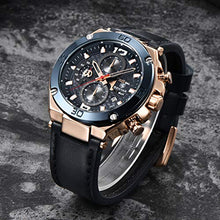 Carica l'immagine nel visualizzatore di Gallery, Orologio uomo BY BENYAR Cronografo Analogico Impermeabile Orologi Blackblue - Ilgrandebazar
