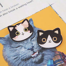 Carica l'immagine nel visualizzatore di Gallery, Unigift, spille in acrilico a forma di gatto con diverse espressioni, per... - Ilgrandebazar