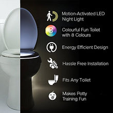 Carica l'immagine nel visualizzatore di Gallery, Luce a LED per la Tazza del WC: Simpatica Lampada Attivata da un Sensore di... - Ilgrandebazar