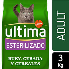 Carica l'immagine nel visualizzatore di Gallery, Ultima Cibo per Gatti Sterilizzati con Manzo - 3 kg - 1 Bag - Ilgrandebazar
