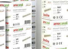 Carica l'immagine nel visualizzatore di Gallery, 100 Morsetti unipolari a cappuccio da 2,5mm² in stecche 10 poli 2,5 mm²