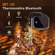 Carica l'immagine nel visualizzatore di Gallery, Inkbird Wireless Bluetooth BBQ termometro Barbecue Thermometer+2 Sensors