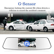Carica l'immagine nel visualizzatore di Gallery, 【2020 Nuova Versione】 CHORTAU Telecamera per Auto da 4,8 pollici Touchscreen...