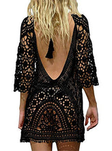 Carica l'immagine nel visualizzatore di Gallery, EDOTON Costumi Interi da Bagno per Donna, Costume Bikini in C-nero