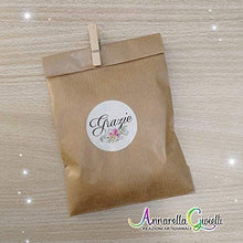 Carica l'immagine nel visualizzatore di Gallery, 20 kit Confettata, sacchetti carta kraft, 10x16 centimetri, mollette,... - Ilgrandebazar