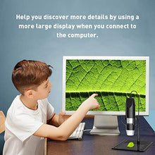 Carica l'immagine nel visualizzatore di Gallery, SKYBASIC Microscopio Digitale WiFi, Tascabile Fotocamera USB Nero