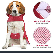 Carica l'immagine nel visualizzatore di Gallery, Idepet - Mantella per cani con cappuccio e foro il XXXXXXL, Rosso