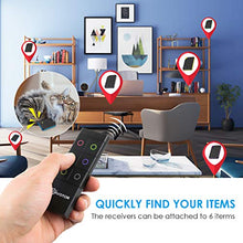 Carica l'immagine nel visualizzatore di Gallery, Key Finder, EIVOTOR Localizzatore Chiavi Wireless Cerca con 6 Ricevitore RF...