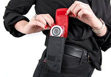 Carica l'immagine nel visualizzatore di Gallery, Duragadget - Custodia imbottita in nylon con passante per cintura,...