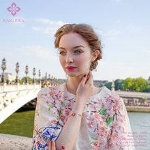 Carica l'immagine nel visualizzatore di Gallery, Kami Idea Bracciale, Incontri Rosa, Placcato in Oro Bracciali Per Donne - Ilgrandebazar