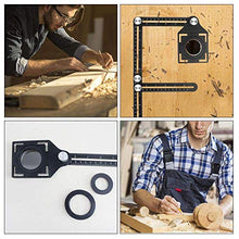 Carica l'immagine nel visualizzatore di Gallery, Foratura localizzatore, Angleizer template Tool aluminum alloy Jig foro bit... - Ilgrandebazar