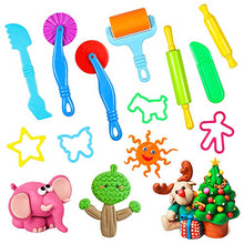 Carica l'immagine nel visualizzatore di Gallery, aovowog Utensili per Plastilina 22 Colorati Accessori e a Forme di... - Ilgrandebazar