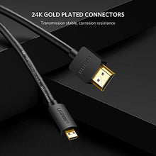 Carica l'immagine nel visualizzatore di Gallery, UGREEN Cavo Micro HDMI a 3D 4K con Ethernet e Canali di Ritorno Audio 3M