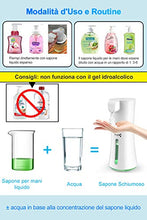 Carica l'immagine nel visualizzatore di Gallery, KLAS REMO Dispenser Sapone Automatico, 400ML Bianco(nuova Versione)