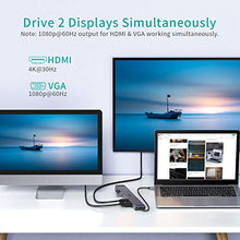 Carica l'immagine nel visualizzatore di Gallery, CHOETECH Hub USB C MacBook PRO 2020, 11 in 1 Docking Station C con 4K...