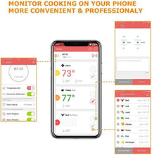 Carica l'immagine nel visualizzatore di Gallery, Inkbird Wireless Bluetooth BBQ termometro Barbecue Thermometer+2 Sensors