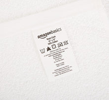 Carica l'immagine nel visualizzatore di Gallery, AmazonBasics - Asciugamani in cotone, confezione da Confezione 24, Bianco - Ilgrandebazar