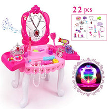 Carica l'immagine nel visualizzatore di Gallery, Suuki Trucchi Bambina Giocattoli con Musica e Luce, Specchiera con...