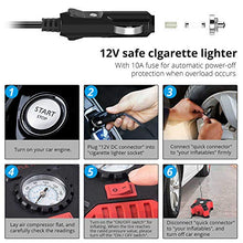 Carica l'immagine nel visualizzatore di Gallery, TRIPLE TREE 12V Compressore Aria Portatile Auto,Gonfiatore...