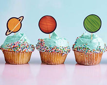 Carica l'immagine nel visualizzatore di Gallery, Decorazioni per cupcake – Confezione da 200 decorazioni usa e getta, Spazio