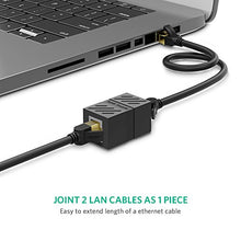 Carica l'immagine nel visualizzatore di Gallery, UGREEN 5Pack Connettore Cavo di Rete Cat6 8P8C Keystone Rj45 Modulo Nero - Ilgrandebazar