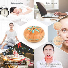Carica l'immagine nel visualizzatore di Gallery, Diffusore di Aroma 550 ML, GeeRic Ultrasuoni Umidificatore Marrone. - Ilgrandebazar