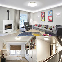 Carica l'immagine nel visualizzatore di Gallery, Plafoniera LED Lampada a Soffitto Bianco Naturale 4000K 24W 2050 Lumens