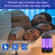 Carica l'immagine nel visualizzatore di Gallery, Zanzare Lampada Killer, UV Silenzioso non Tossico Mosquito Killer Lamp...