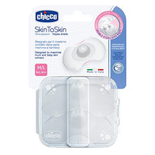 Carica l'immagine nel visualizzatore di Gallery, Chicco 00009034000000 Paracapezzoli in Silicone, M/L, Bianco M/L