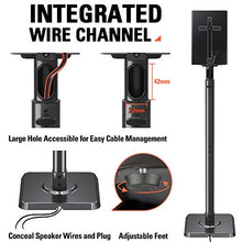 Carica l'immagine nel visualizzatore di Gallery, Eono By Amazon - Supporti Casse Acustiche Altezza Regolabile, Altoparlanti...