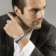Carica l'immagine nel visualizzatore di Gallery, COOLMAN Bracciale da Uomo Regolabile per papà Papa Dad con Acciaio - Ilgrandebazar