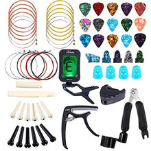 Carica l'immagine nel visualizzatore di Gallery, Bosunny Kit di Accessori per Chitarra da 60 PCS,Inclusi Plettri Gutar 60pcs - Ilgrandebazar