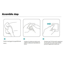 Carica l'immagine nel visualizzatore di Gallery, ZUNTO Bagno Portasciugamani 40CM Autoadesivo Per