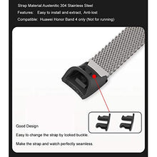 Carica l'immagine nel visualizzatore di Gallery, SenMore Cinturino Compatibile per For Honor Band 5/4 Standard Version, Nero - Ilgrandebazar