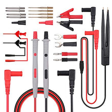 Carica l'immagine nel visualizzatore di Gallery, Proster Kit 21 in 1 Puntali per Multimetro Test Lead con Clip 21 1 kit - Ilgrandebazar
