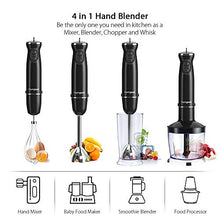 Carica l'immagine nel visualizzatore di Gallery, homgeek Frullatore ad Immersione, Mixer a Immersione Professionale 4 in 1, 5... - Ilgrandebazar