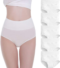 Carica l'immagine nel visualizzatore di Gallery, FALARY Mutande Vita Alta Donna in Cotone, Pacco da 5