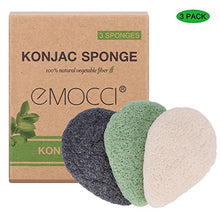 Carica l'immagine nel visualizzatore di Gallery, Konjac Spugna Facial - 3 pezzi Gocce d'acqua Sponge Natural Activated... - Ilgrandebazar