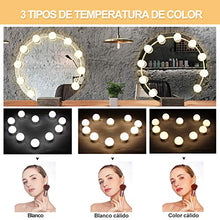 Carica l'immagine nel visualizzatore di Gallery, Luci di Specchio per Trucco LED Lampada da 10 Pcs - Lampadine Dimmerabili - Ilgrandebazar