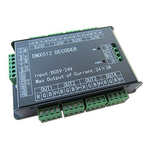 Carica l'immagine nel visualizzatore di Gallery, High Power 24 Channel RGB 3A/CH DMX512 Controller Led Decoder Dimmer 500Hz...
