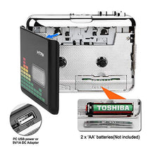 Carica l'immagine nel visualizzatore di Gallery, Cassette Tape Player &amp; Standalone Portable Riproduttore da...