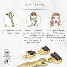 Carica l'immagine nel visualizzatore di Gallery, DERMAROLLER 3 in 1 – Micro aghi da 0.5mm per Viso e Corpo – 3 Derma Roller - Ilgrandebazar