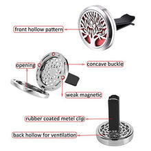 Carica l'immagine nel visualizzatore di Gallery, OOTSR 2pcs Diffusore di oli essenziali per aromaterapia auto, in acciaio... - Ilgrandebazar