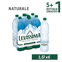 Carica l'immagine nel visualizzatore di Gallery, Levissima Acqua Minerale Naturale Oligominerale - 1.5 L x 5+1 Bottiglia... - Ilgrandebazar