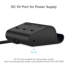 Carica l'immagine nel visualizzatore di Gallery, UGREEN Hub USB 3.0 3 Porte 5Gbps e Card Reader 4 Slot SD TF MS M2 con Nero - Ilgrandebazar
