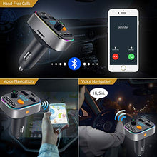 Carica l'immagine nel visualizzatore di Gallery, Trasmettitore Bluetooth per Auto, HOLALEI FM Transmitter Bassi...