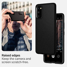 Carica l'immagine nel visualizzatore di Gallery, Spigen Cover Galaxy S20 Liquid Air Compatibile con Samsung Galaxy S20 Cover Custodia - Nero