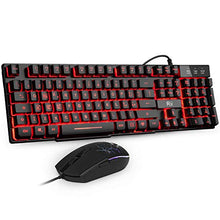 Carica l'immagine nel visualizzatore di Gallery, Rii Gaming RK101 (Layout Italiano) - Set Tastiera e Mouse da Gioco,...