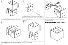 Carica l'immagine nel visualizzatore di Gallery, 12W Lampade da Parete per Esterno / Interni Led, Applique Nero - Ilgrandebazar